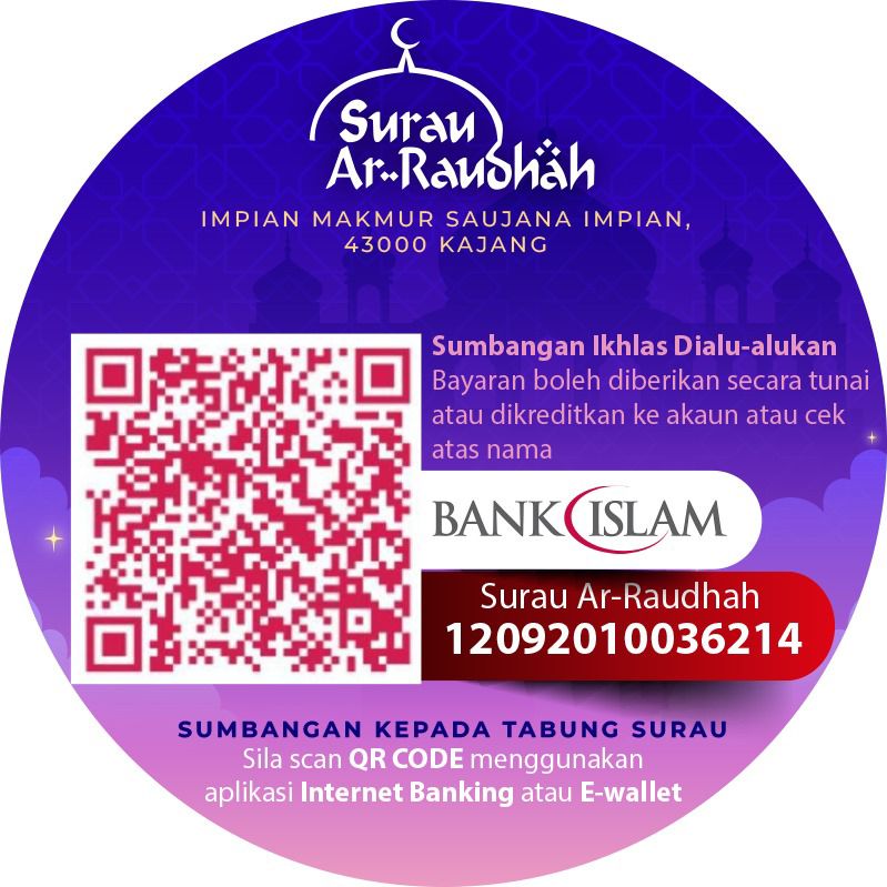 QR Code Infaq Surau Ar-Raudhah